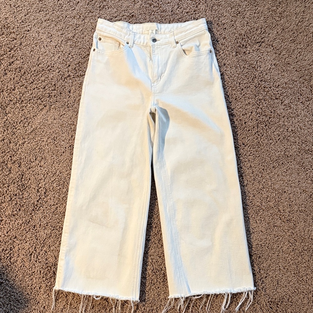 Stylish Cream Women's Jeans